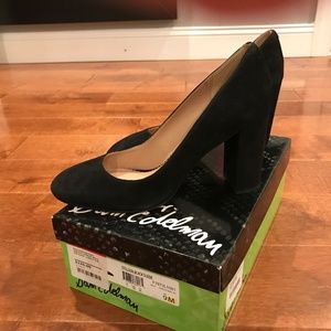 Sam Edelman Stillson Black Suede Heels Pump size 9